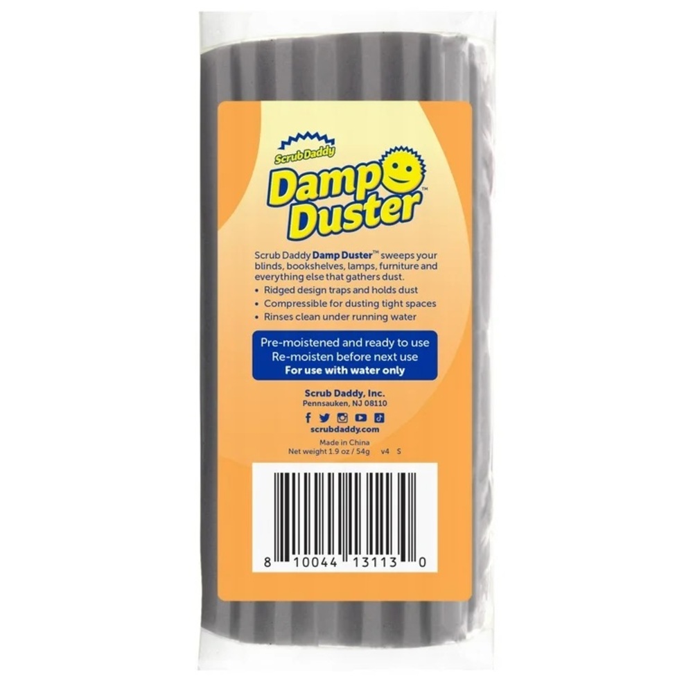 Scrub Daddy Damp Duster Sponge Multipurpose Foam Duster NWT